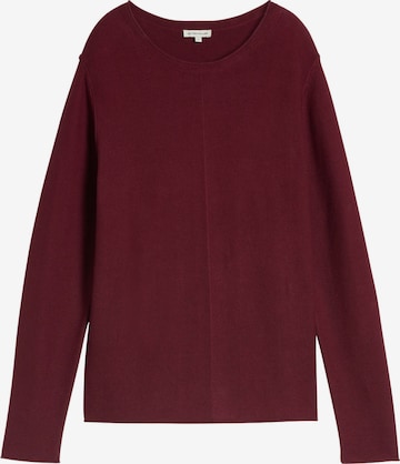 Pullover di TOM TAILOR in rosso: frontale