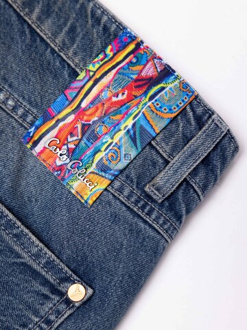 Carlo Colucci Loosefit Jeans 'BRONX' in Blauw