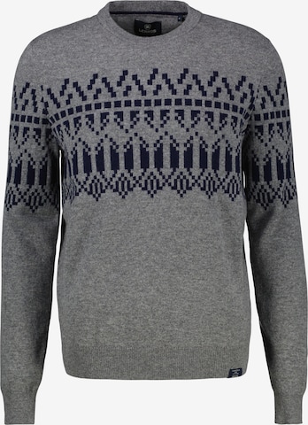 Pull-over LERROS en gris : devant