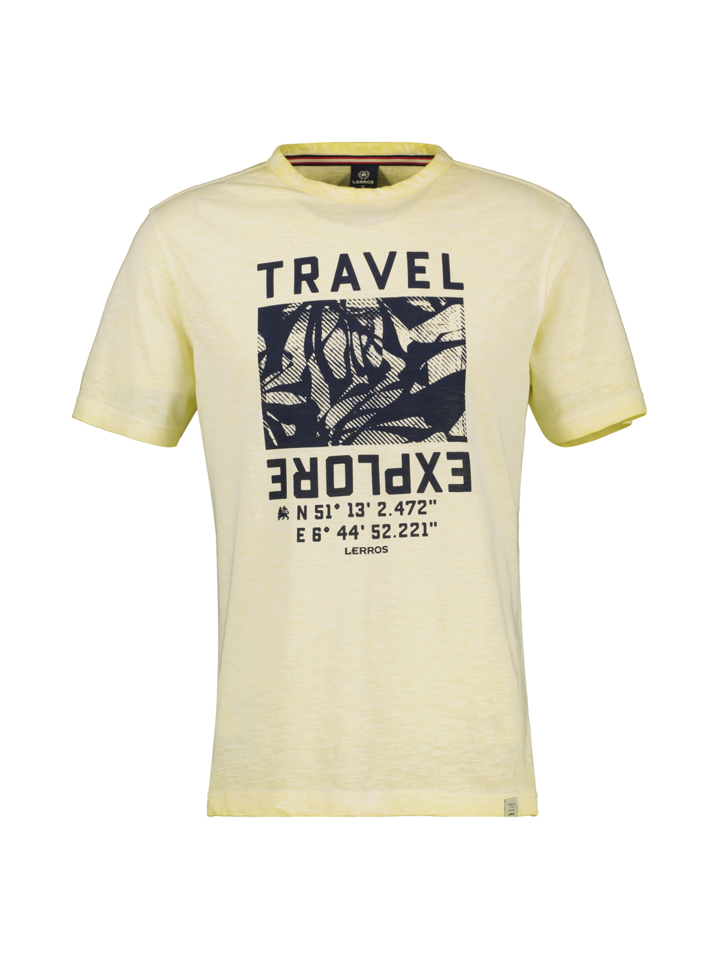 LERROS Shirt in Geel: voorkant