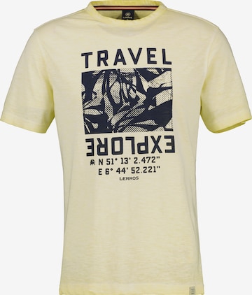 LERROS Shirt in Geel: voorkant