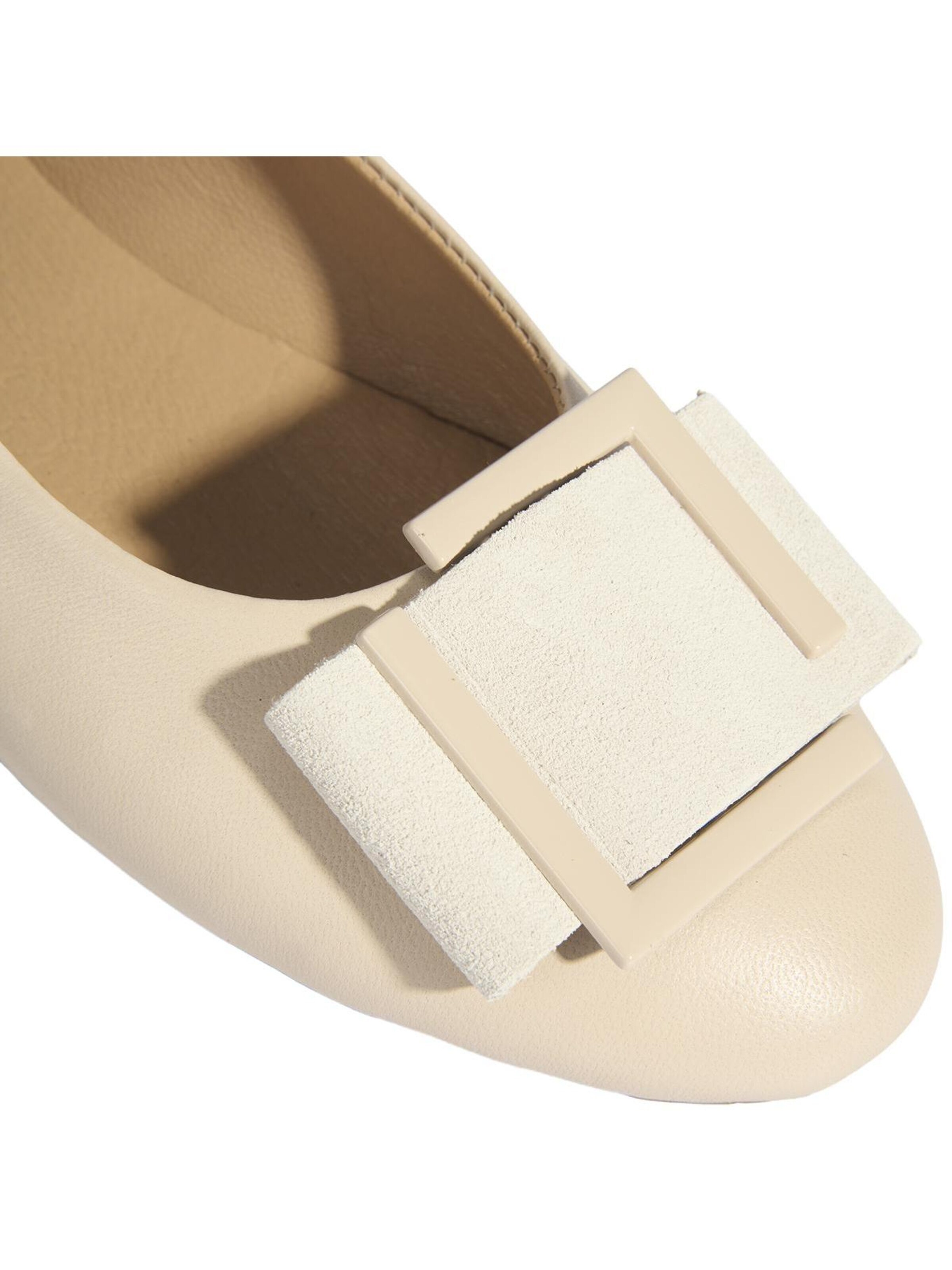 Desa Ballet Flats 'Ballettschuhe' in Beige