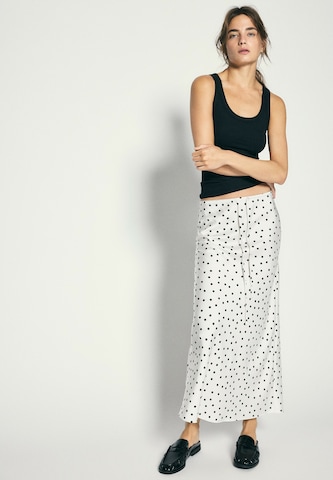 Jupe Pull&Bear en blanc