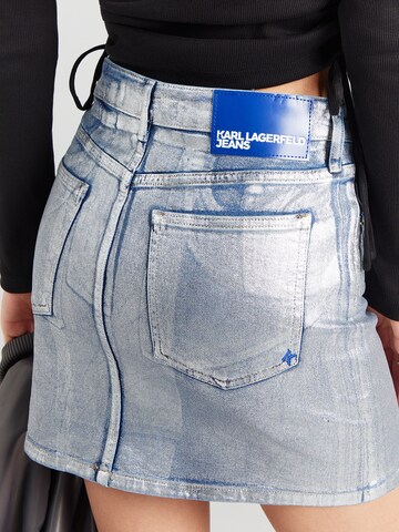 KARL LAGERFELD JEANS Kjol i blå