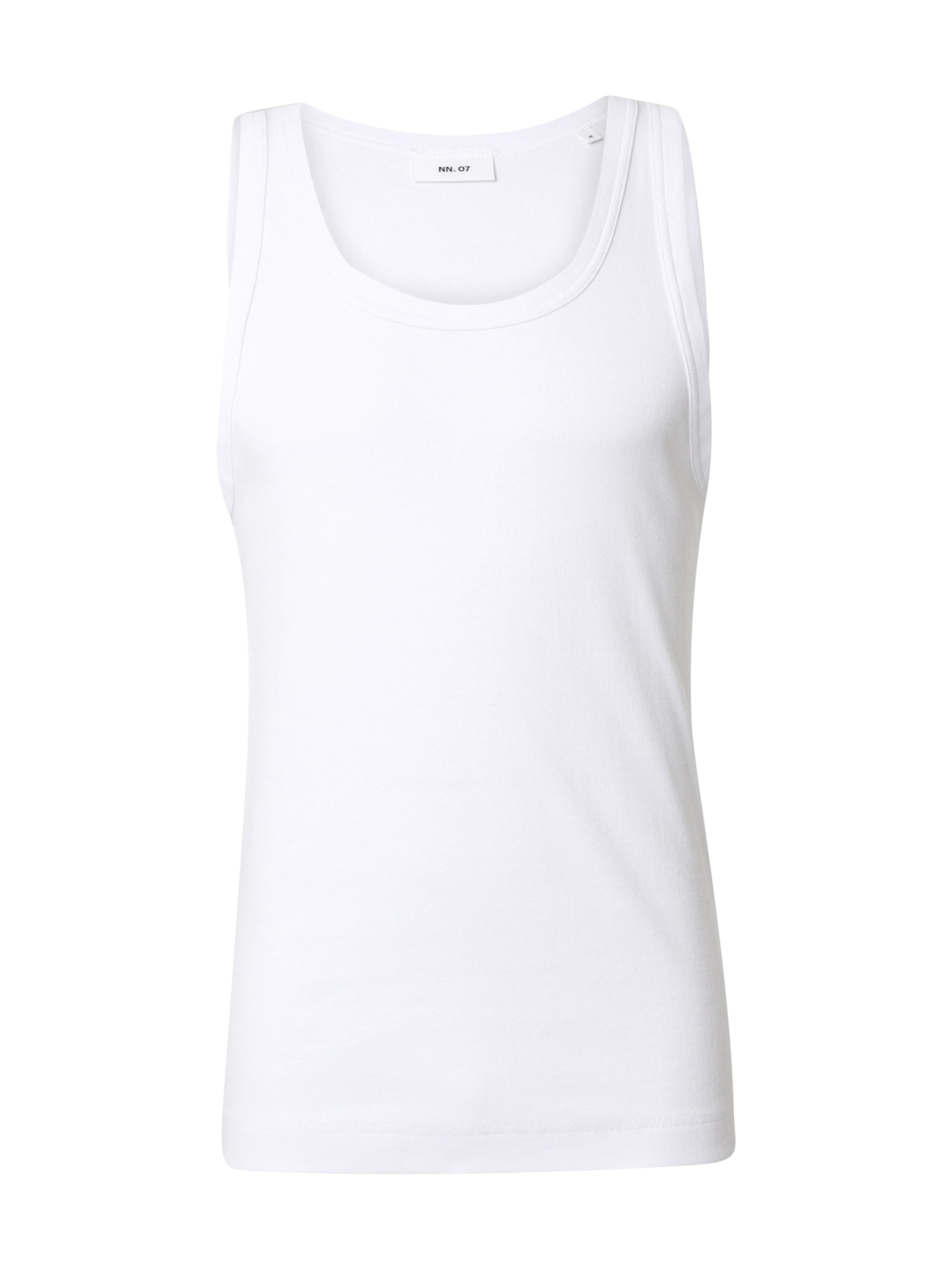 NN07 Тениска 'Mick' в бяло: отпред