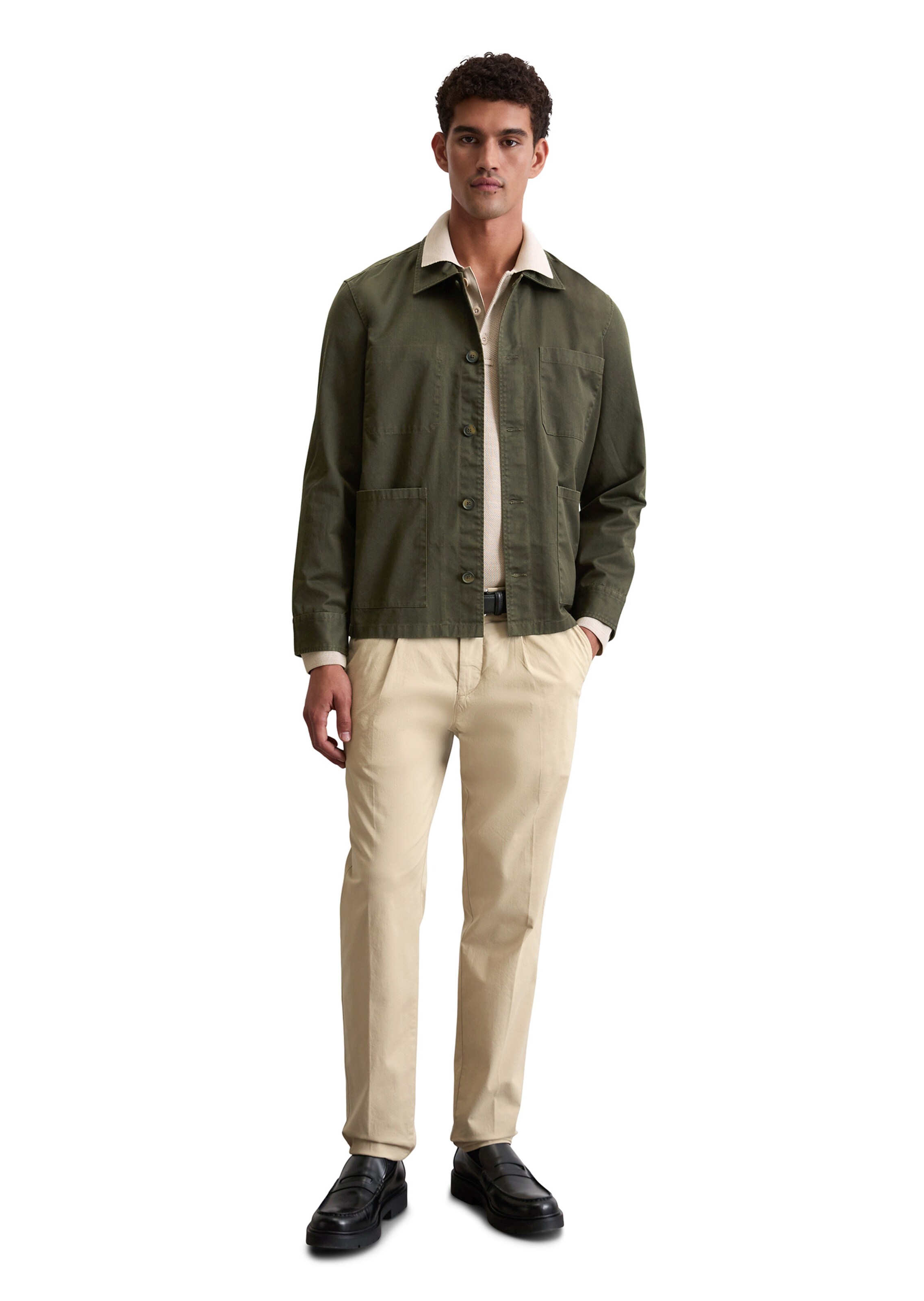 Marc O'Polo Regular fit Button Up Shirt in Green