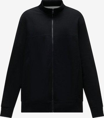 s.Oliver Men Big Sizes Sweat jacket in Black: front