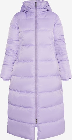 myMo ROCKS Winter Coat in Purple: front