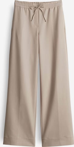 OPUS - Pierna ancha Pantalón de pinzas 'Melane' en beige: frente