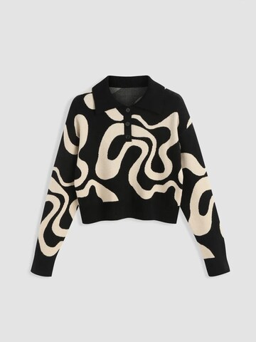 Pull-over Hiccup en noir : devant