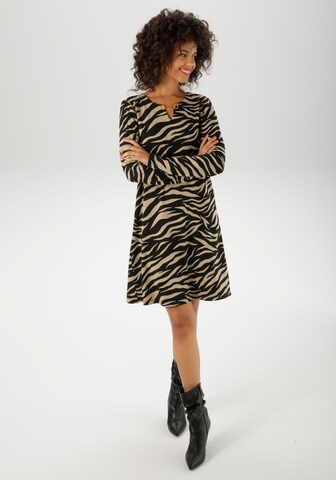 Aniston CASUAL Evening Dress in Beige