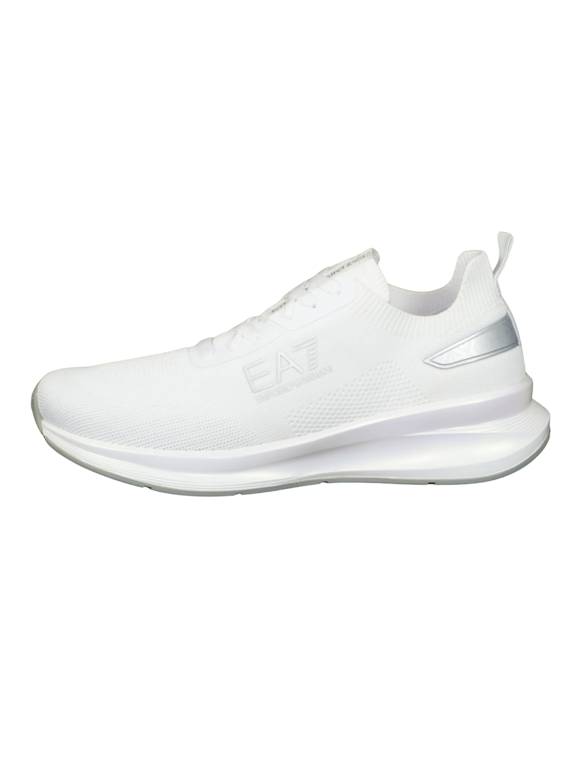 Sneaker bassa di EA7 Emporio Armani in bianco: frontale