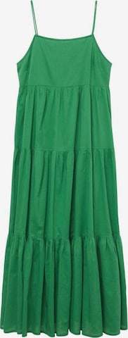MANGO Summer Dress in Green: front