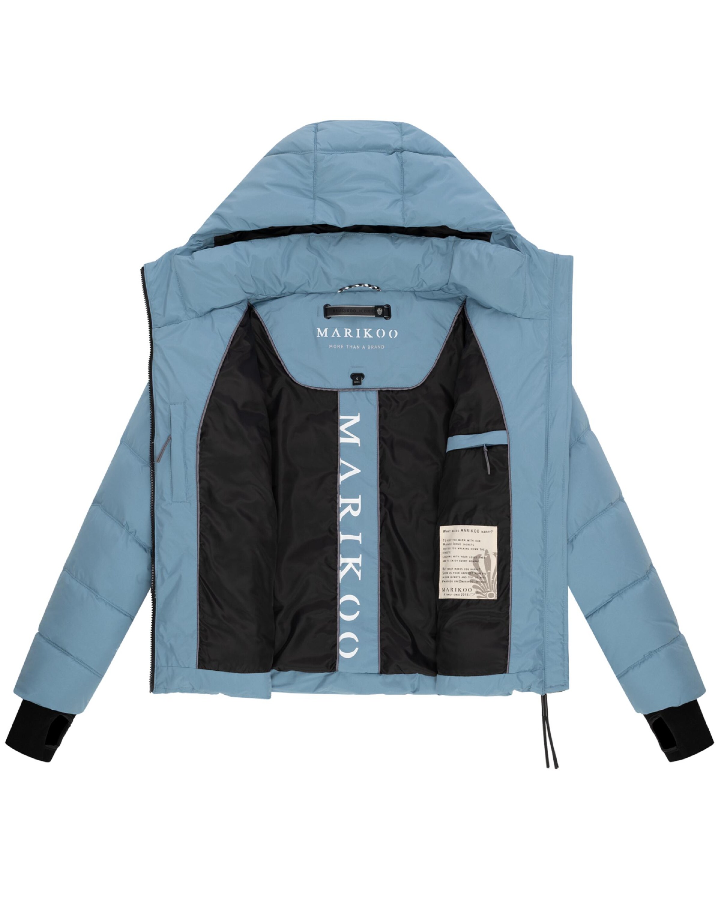 MARIKOO Winterjas in Blauw