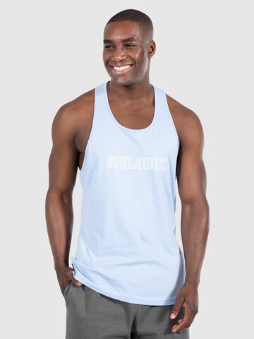 T-Shirt 'Kelvin' Smilodox en bleu : devant