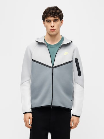 Nike Sportswear Sweatjakke 'TECH FLEECE' i grå: forside