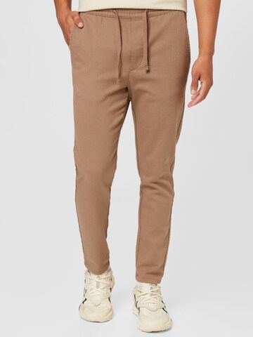 Only & Sons Regular Broek 'LINUS' in Bruin: voorkant