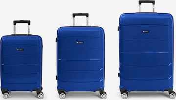 Gabol Suitcase Set 'Midori' in Blue: front