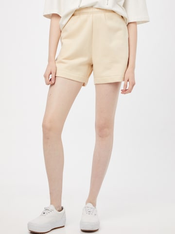 Comfort Studio by Catwalk Junkie Loose fit Trousers 'TAKE IT EASY' in Beige: front