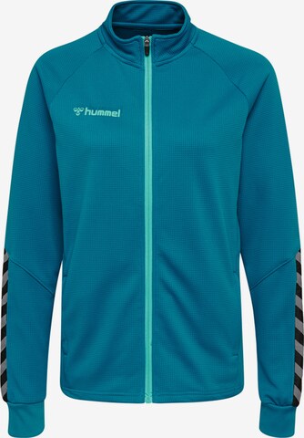 Hummel Training Jacket in Blue: front