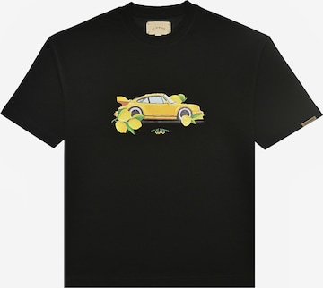 T-Shirt 'Lemond' Pas De Monaco en noir : devant