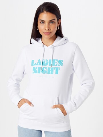 Sweat-shirt 'Ladies Night' EINSTEIN & NEWTON en blanc : devant