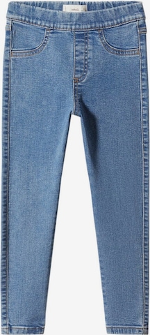 MANGO KIDS Skinny Jeansy w kolorze niebieski: przód
