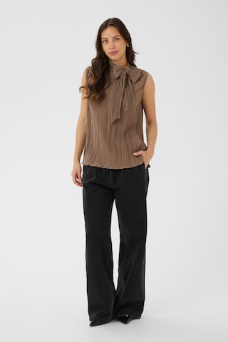 SAINT TROPEZ Bluse in Braun