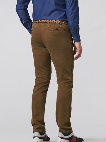 Meyer Hosen Regular Chino Pants in Brown