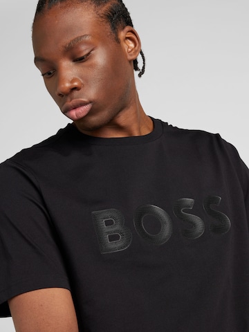 BOSS Green - Camiseta en negro