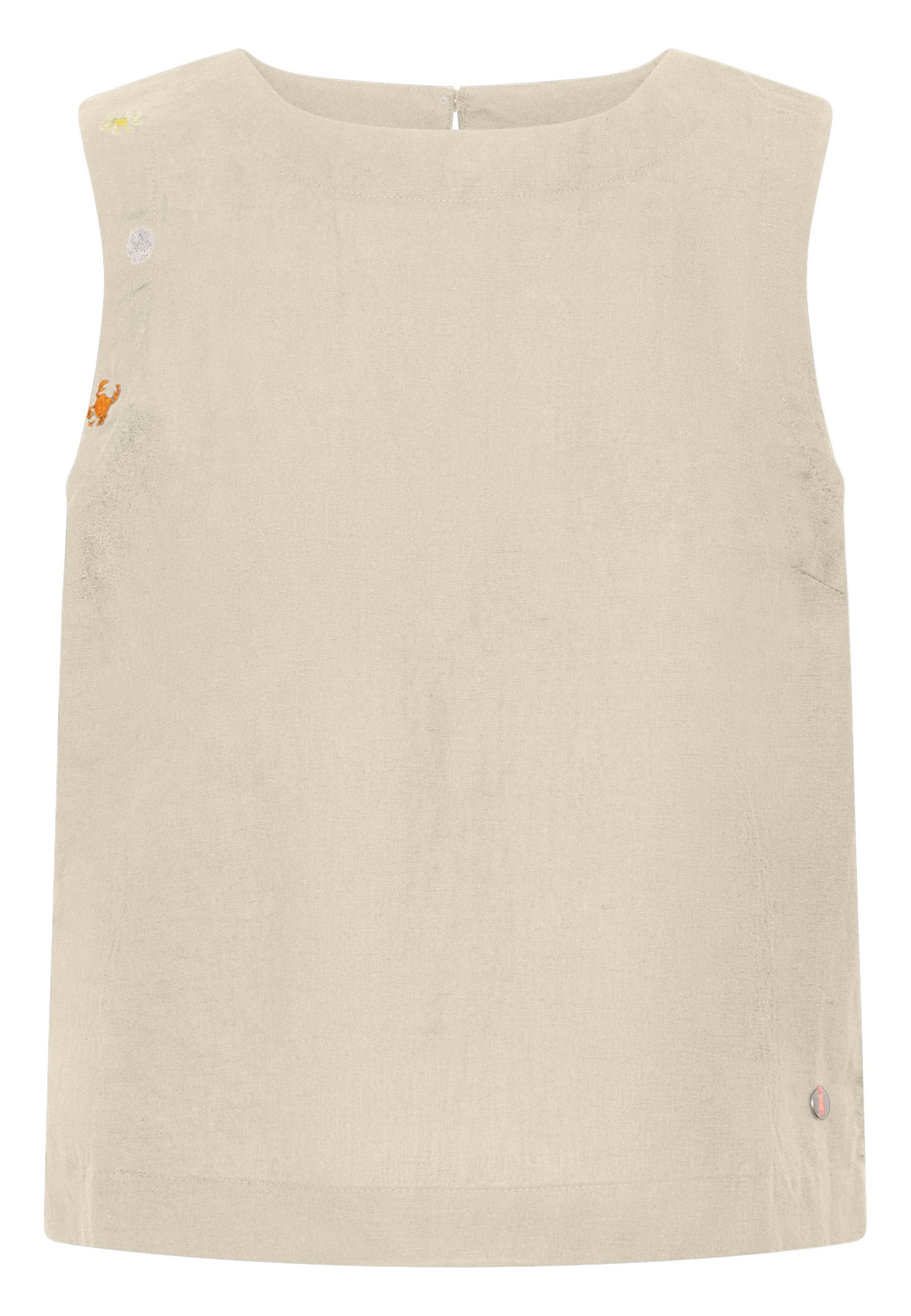 Frieda & Freddies NY Blusenshirt in Beige: Vorderseite