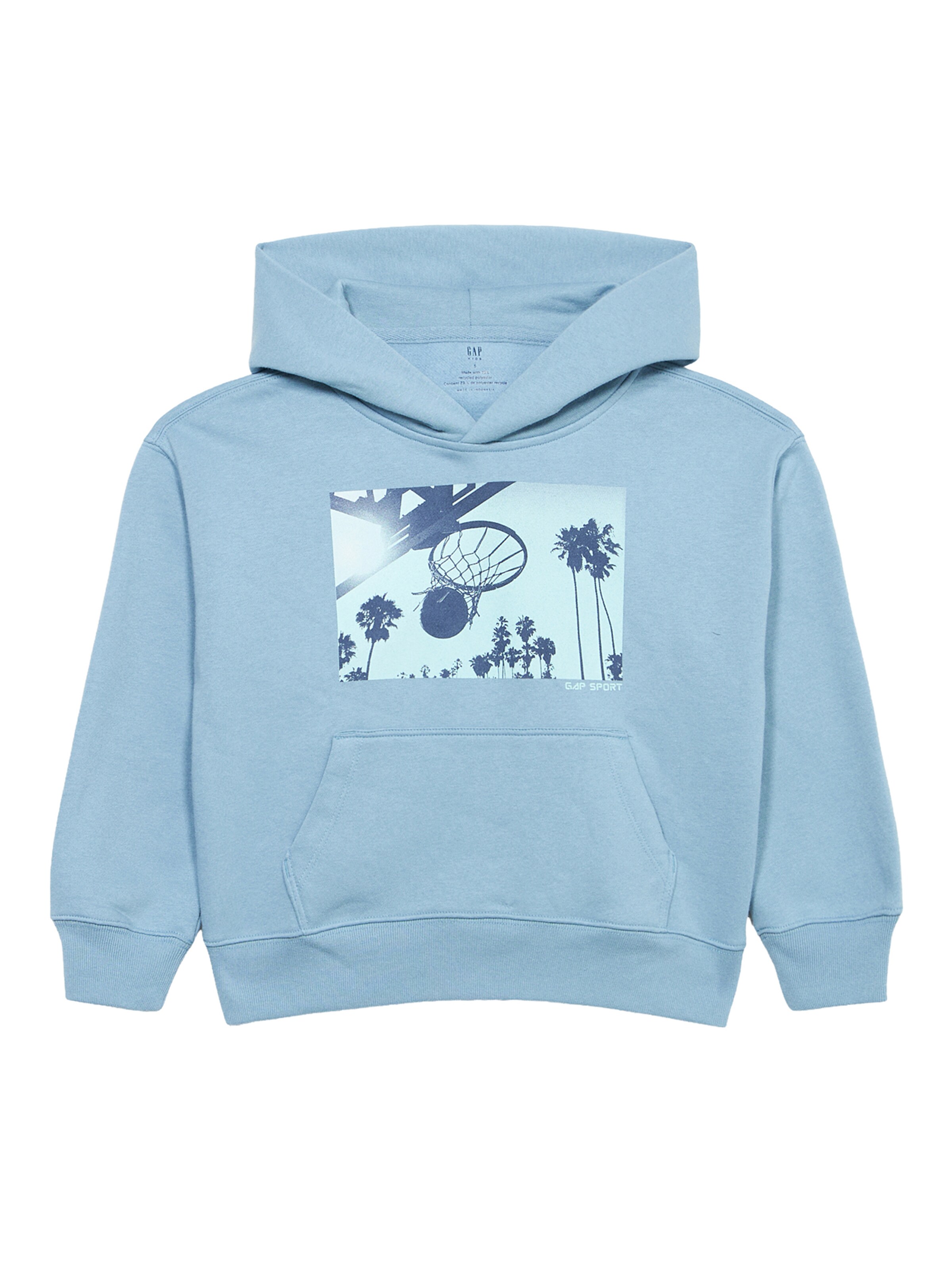 GAP Tréning póló - kék: elől