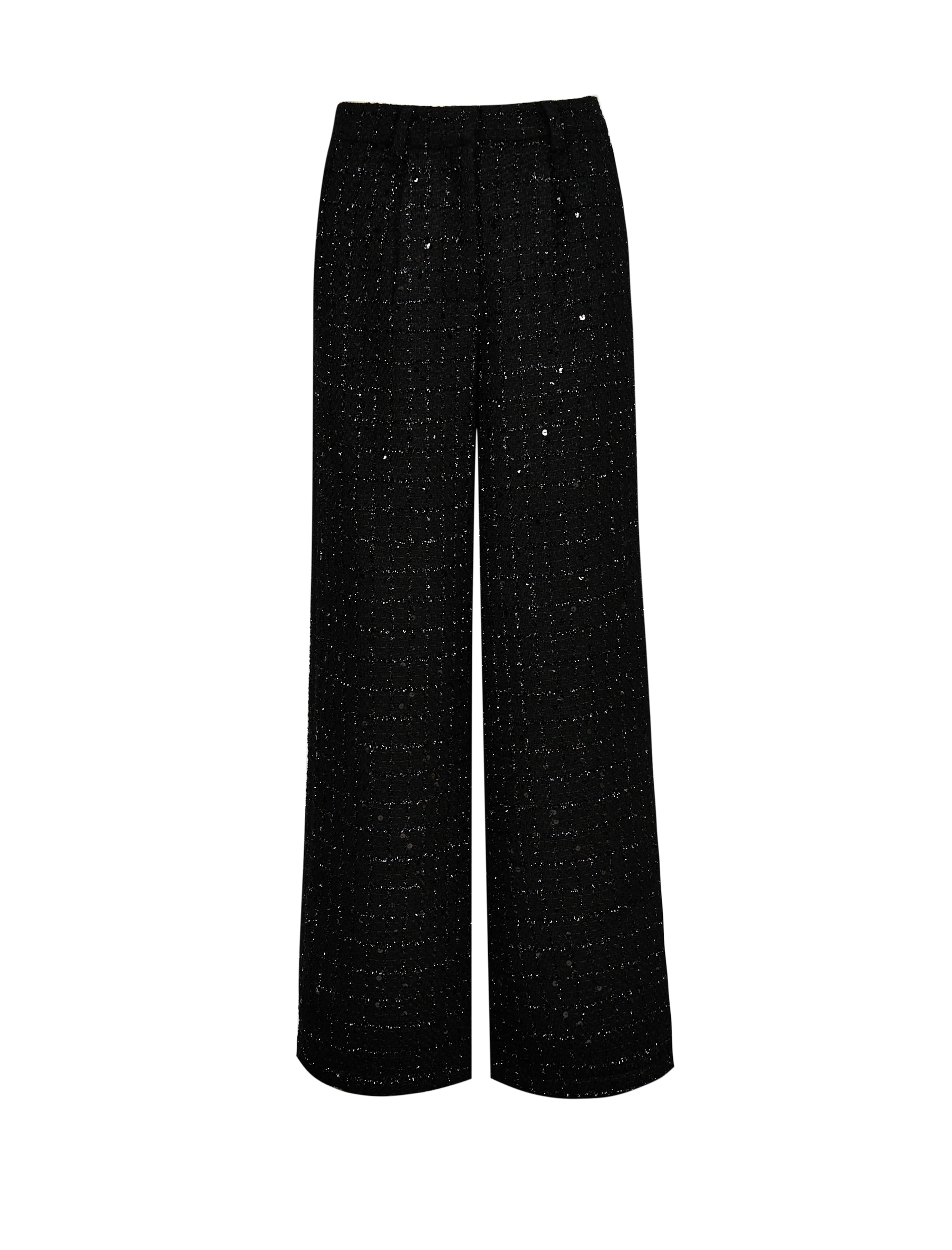 Finding Friday Wide leg Pants in Black: front