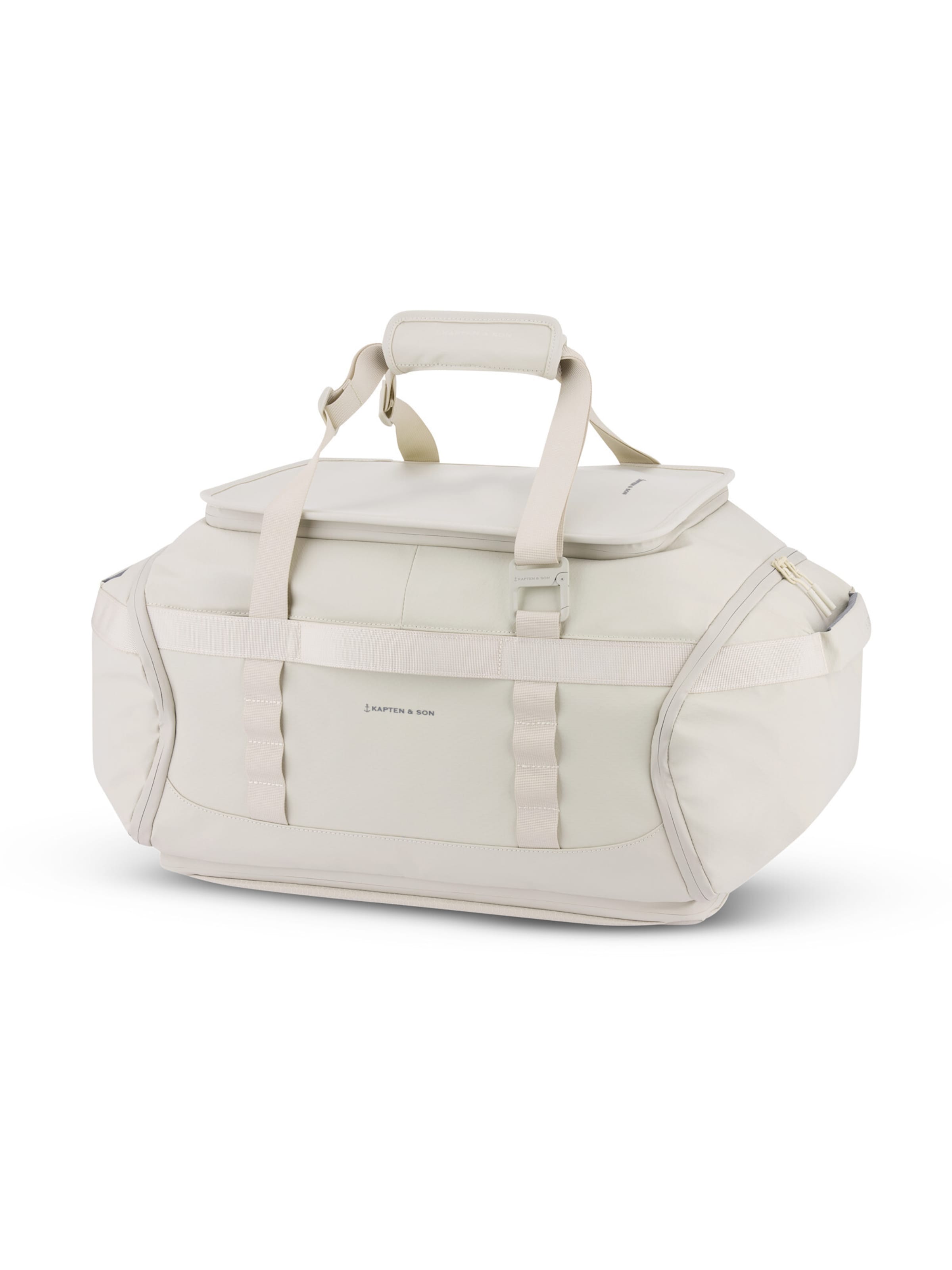 Kapten & Son Reisetasche 'Lisbon Duffle Medium'‌‌‌‌‌‌‌ in Beige: Vorderseite
