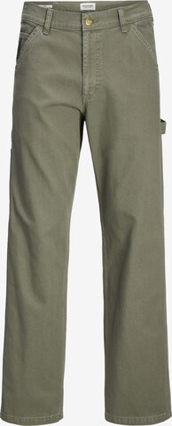 Pantaloni 'TEDDIE' de la JACK & JONES pe verde: față