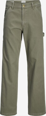 Pantalon 'TEDDIE' JACK & JONES en vert : devant