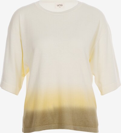 UNQ Shirt 'DIP-DYE' in dunkelbeige / umbra / weiß, Produktansicht