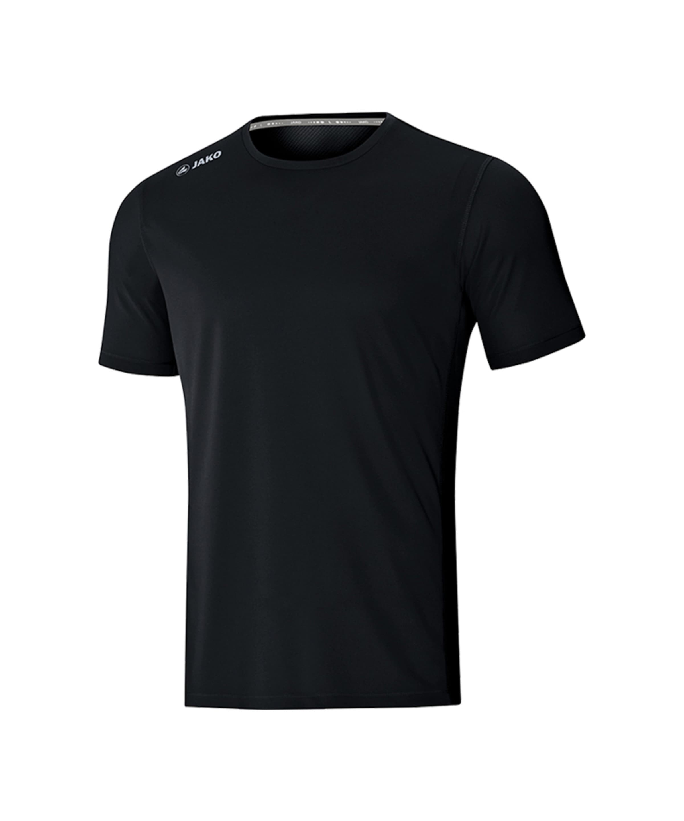JAKO Performance shirt 'Run 2.0' in Black: front