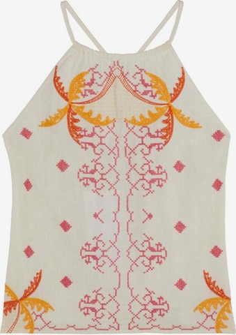 Scalpers Etnic Brodie Top ' ' in Beige: Vorderseite