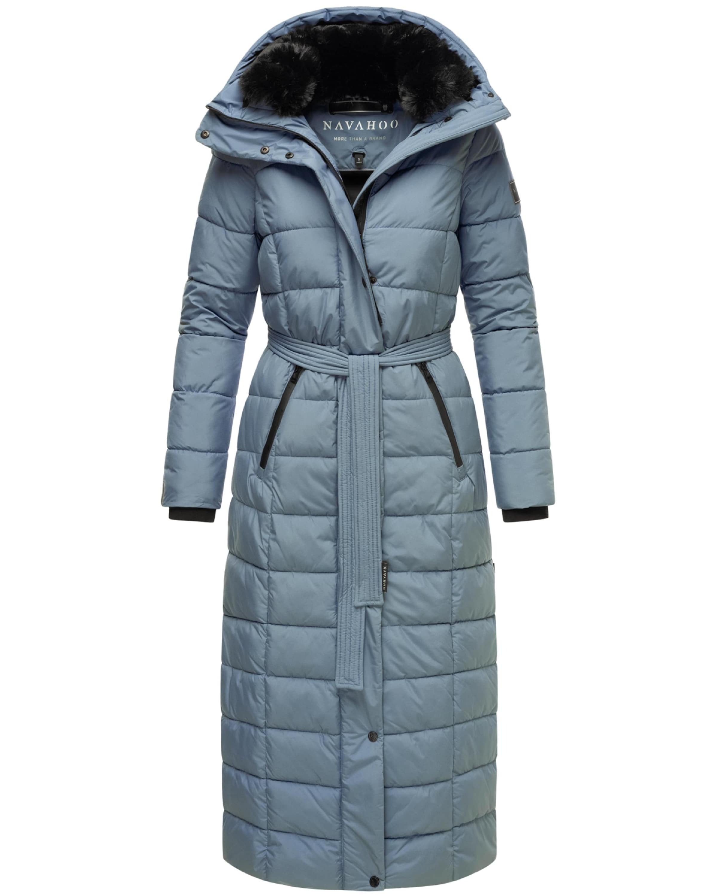 zils NAVAHOO Ziemas mētelis 'Das Teil XIV': no priekšpuses