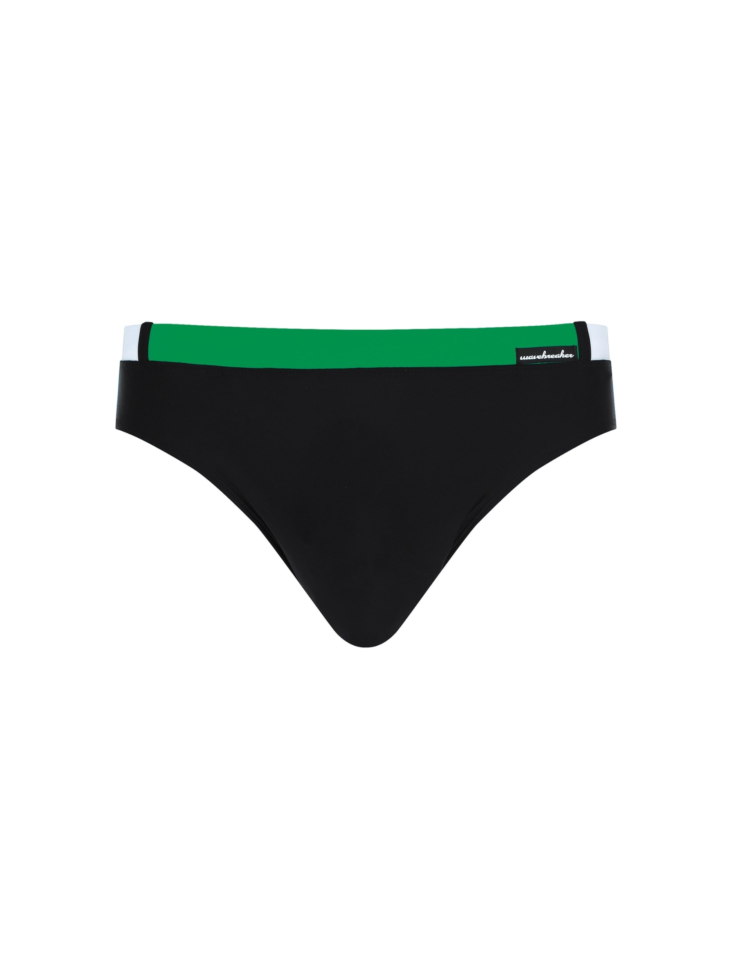 wavebreaker Swim Trunks in Black: front