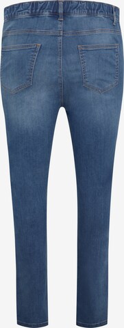 Coupe slim Jean Yoek en bleu