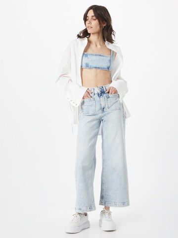 GAP Wide leg Jeans in Blauw