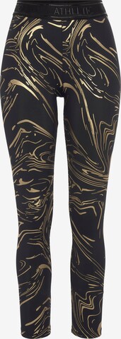 Skinny Pantalon de sport LASCANA ACTIVE en noir : devant