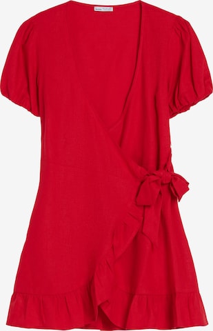 Robe Bershka en rouge : devant