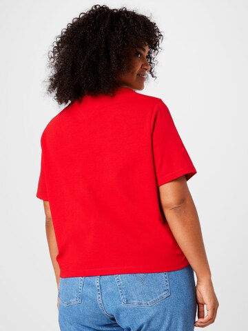Tommy Jeans Curve - Camiseta en rojo