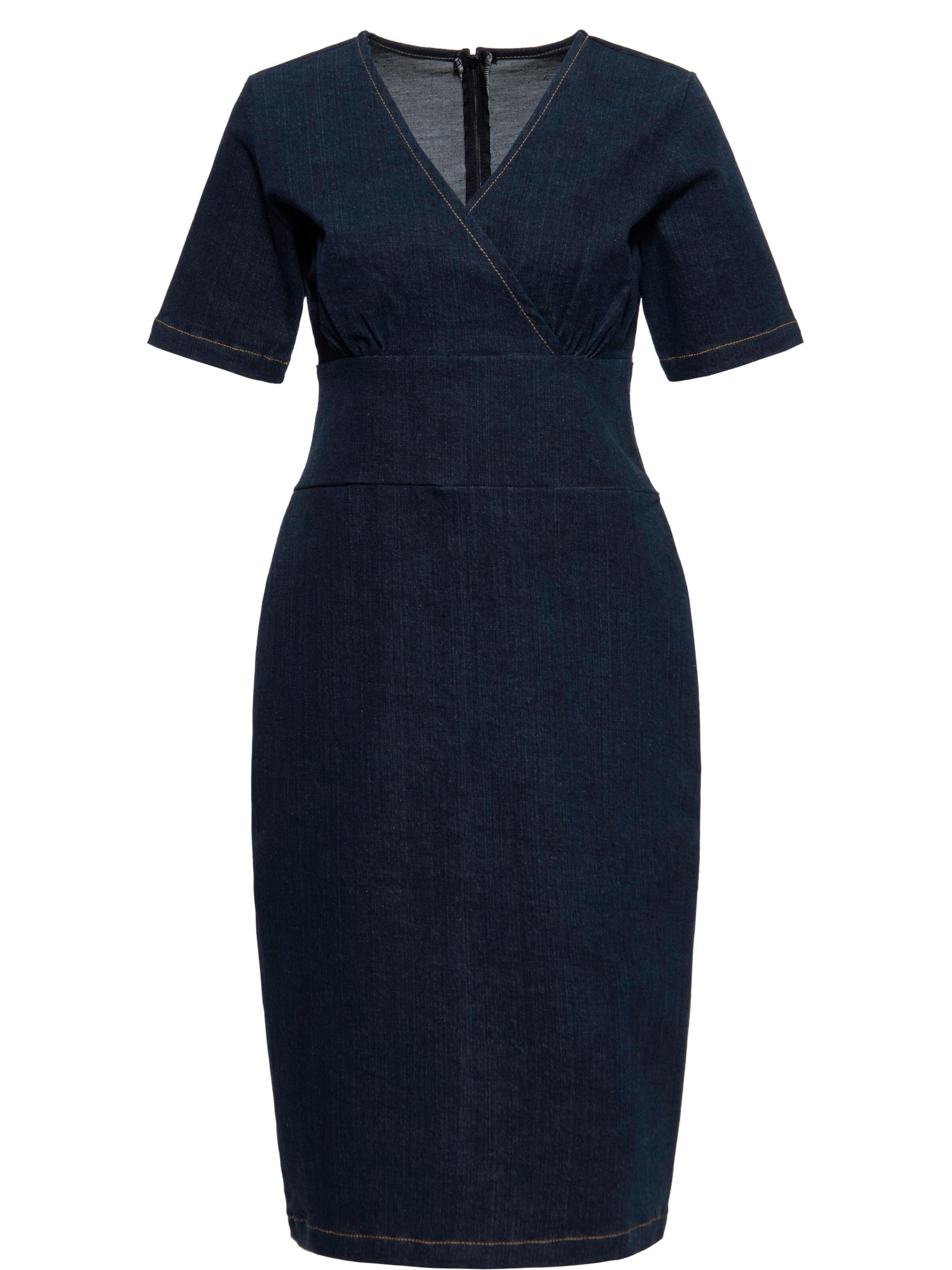 Queen Kerosin Kleid‌‌‌‌‌‌ in Blau: Vorderseite