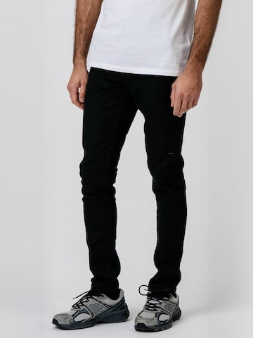 TEESHOPPEN Trousers ' Structure ' in Black