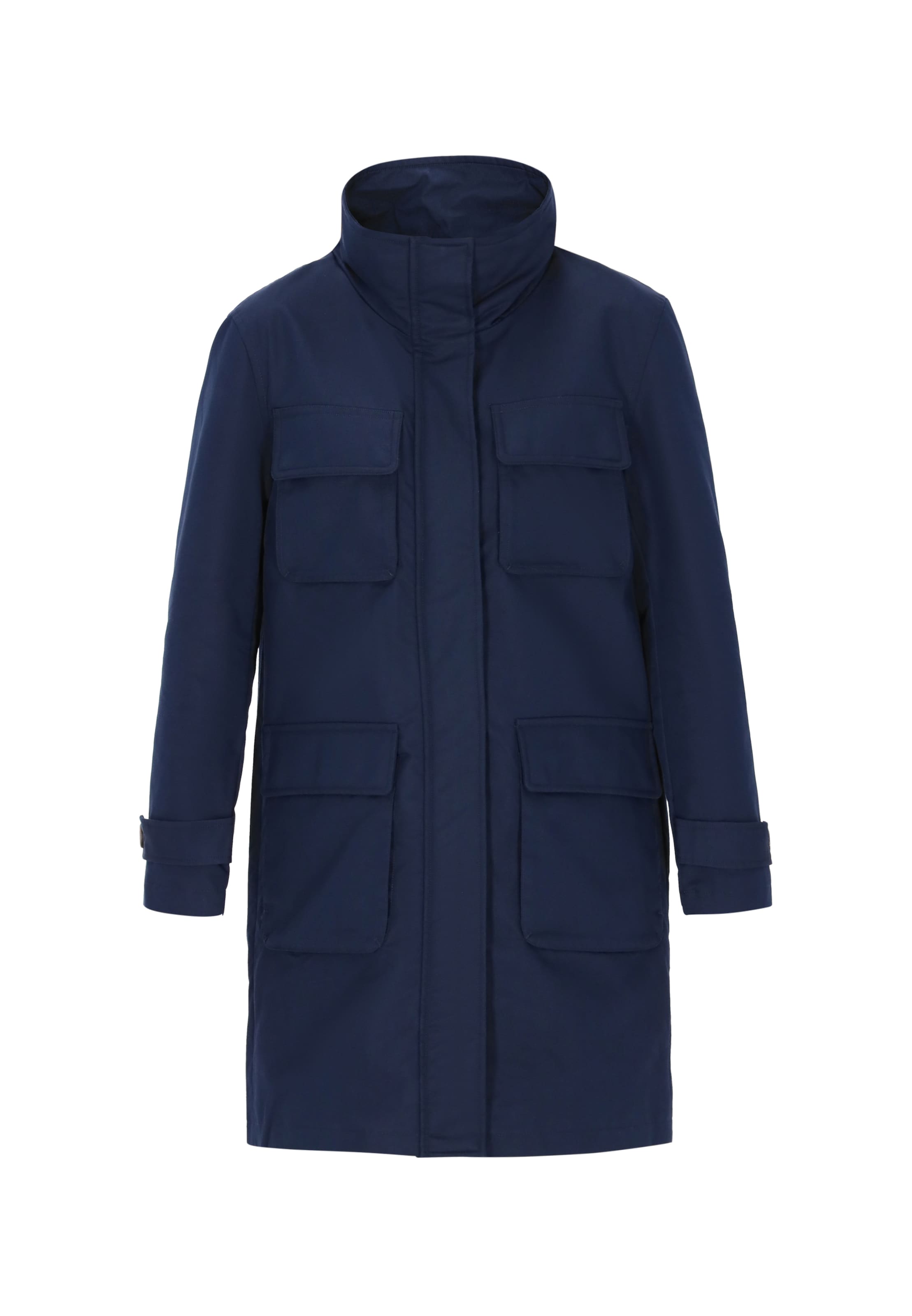 DreiMaster Klassik - Abrigo de entretiempo 'Classic' en azul: frente
