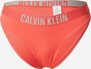 Calvin Klein Swimwear Низ бикини в Оранжевый: спереди